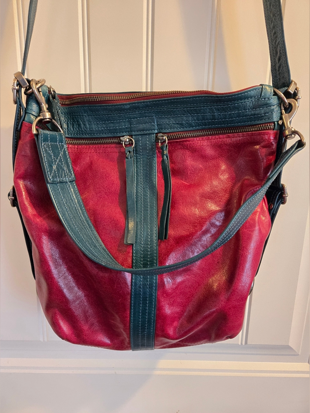 R&T Vintage Hoop Hobo Pomegranate & Tourmaline, Matching EDC Wallet